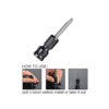 AASONS 1/2 Inch Square Drive To 1/4 Inch Hex Female Socket Adapter - Image 2