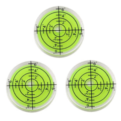 Circular Bullseye Bubble Degree Marked Spirit Level Set