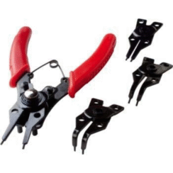 4 in 1 Circlip Pliers Set with Interchangeable Clips