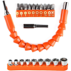 Flexible Drill Bit Extension Shaft Kit