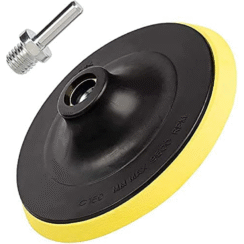 125mm Hook & Loop (velcro) Backing Pad with M10 Thread Adapter