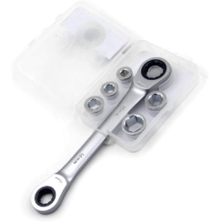 7-in-1 Metric Ratcheting Wrench & Socket Set