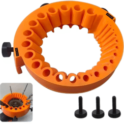Multi-Slot Drill Bit Sharpening Attachment (0.5-13mm) for Angle Grinder