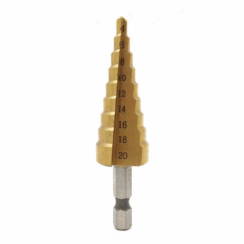 4–20mm HSS Titanium Finished Conical Step Core Drill Bit