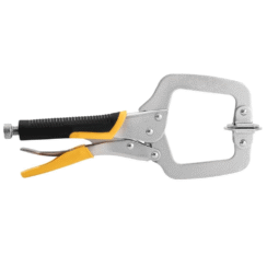 11-inch Carbon Steel C-Type Locking Pliers with Swivel Pads