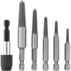 High Speed Steel Spiral Flute Screw Extractor Set