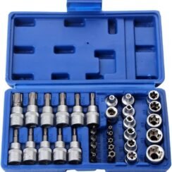 AASONS 34-Piece Star E-Torx Socket & Bit Set