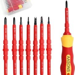 Insulated Screwdriver Set – 14-in-1 Interchangeable Tool Kit with Magnetic Bits (Model 2301)