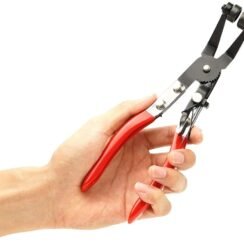 45? Angled Hose Clamp Plier with Swivel Jaw