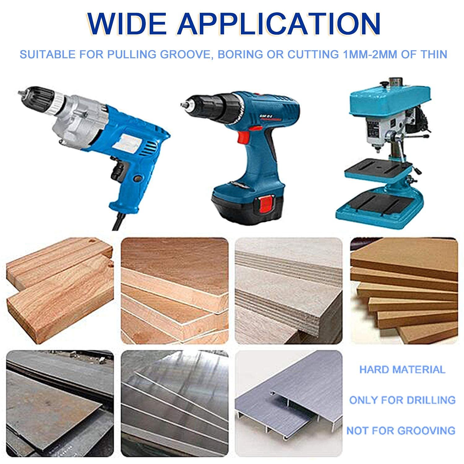 6-Piece Titanium Coated HSS Twist Drill & Side Cutting Bit Set (3x8 mm) - Image 7