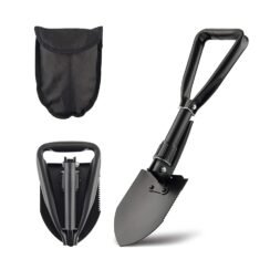 Mini Folding Camping Shovel with Carry Case (Multi-Function Tool)