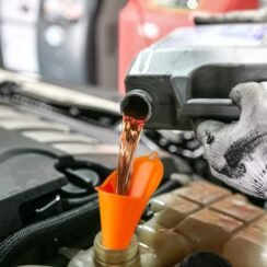 Long Neck Oil Funnel Set (Pack of 2) for Automotive Lubricants, Engine, Water, Diesel Fuel, Kerosene