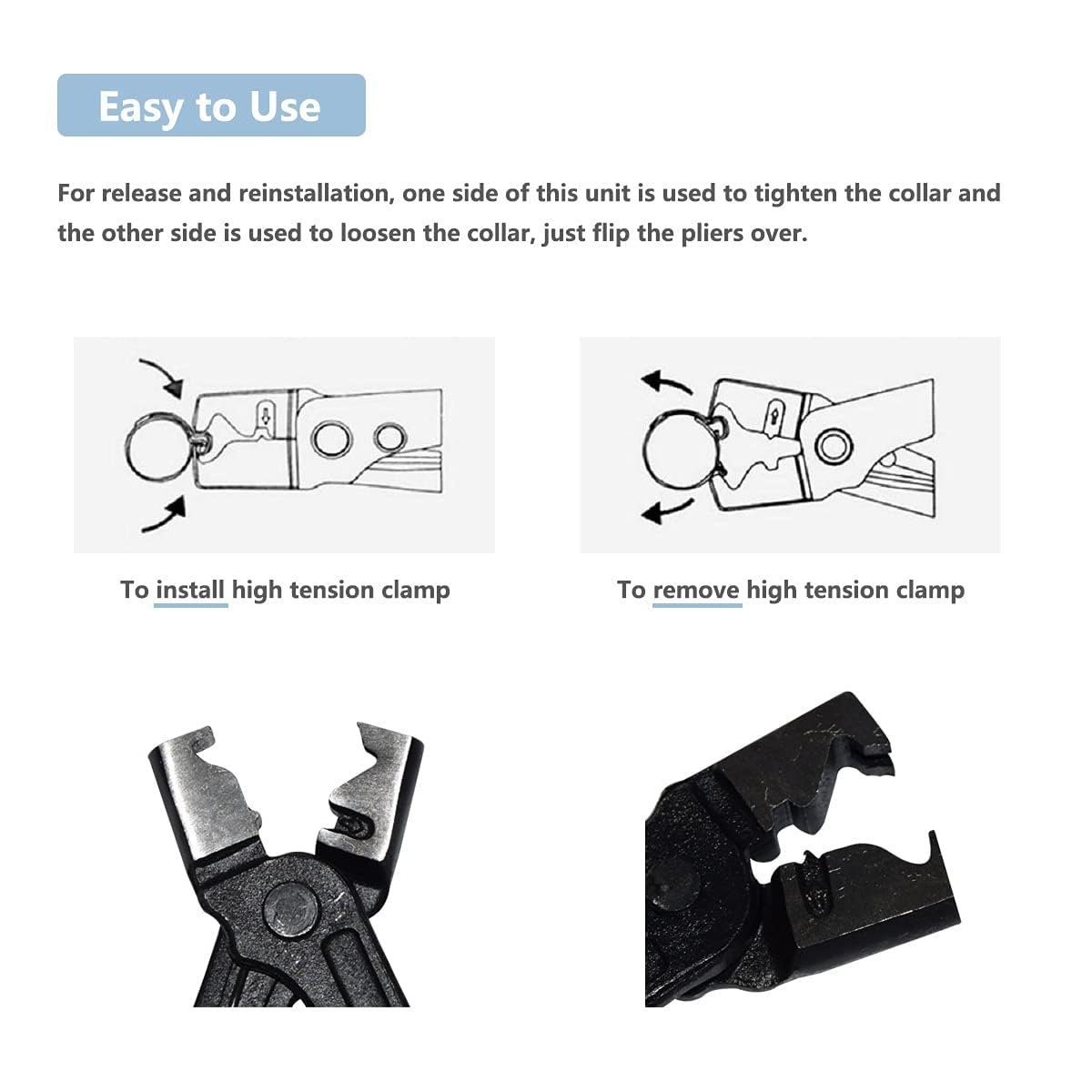 Clic & Clic-R Hose Clamp Pliers (Curved Jaw Type) - Image 2